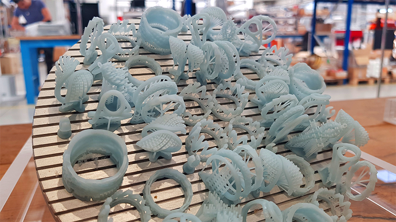 Przykład elementów możliwych do wydrukowania w technologii druku 3D
