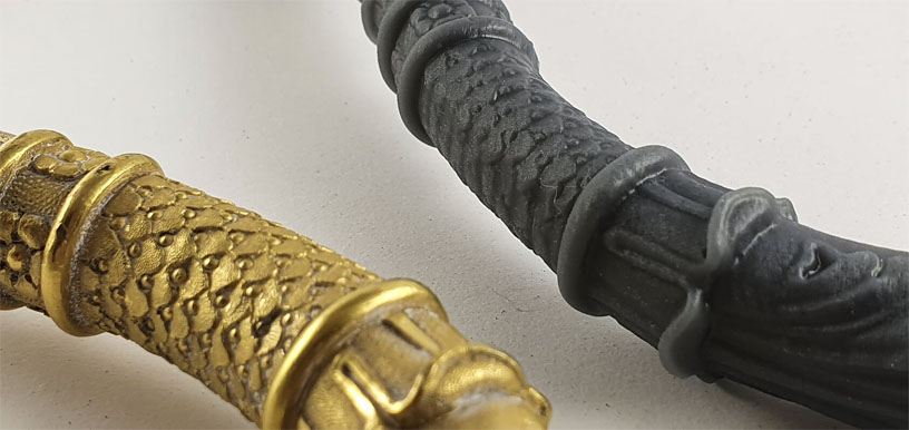 Lustrzane odbicia figurek i rzeźb w technologii druku 3D