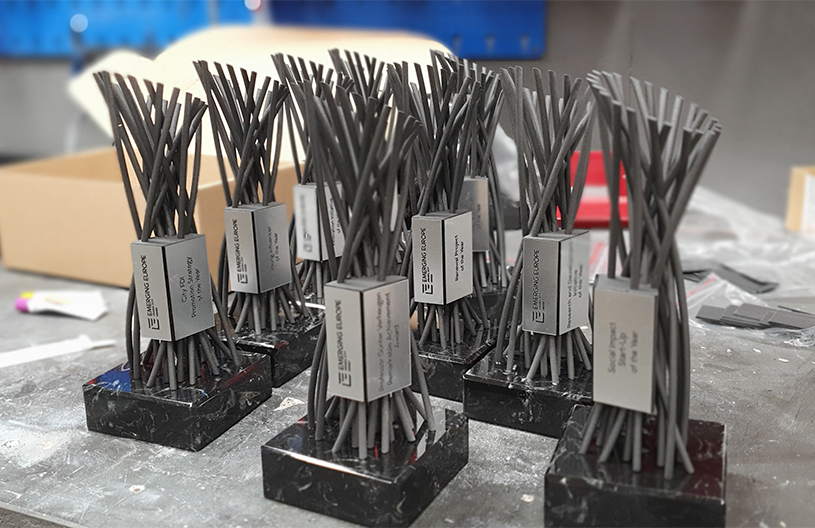 Statuetki wydrukowane w technologii SLS